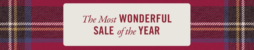 The Most WONDERFUL SALE of the YEAR