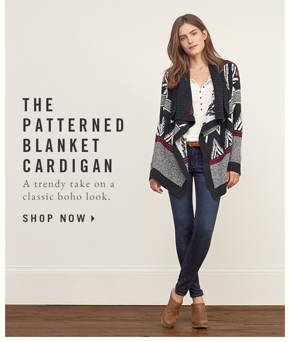 The Patterned Blanket Cardigan