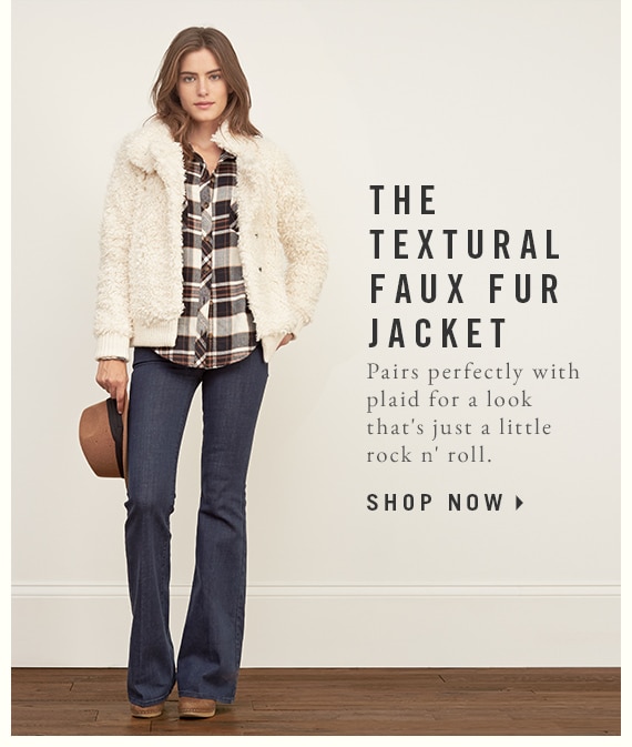The Textural Faux Fur Jacket
