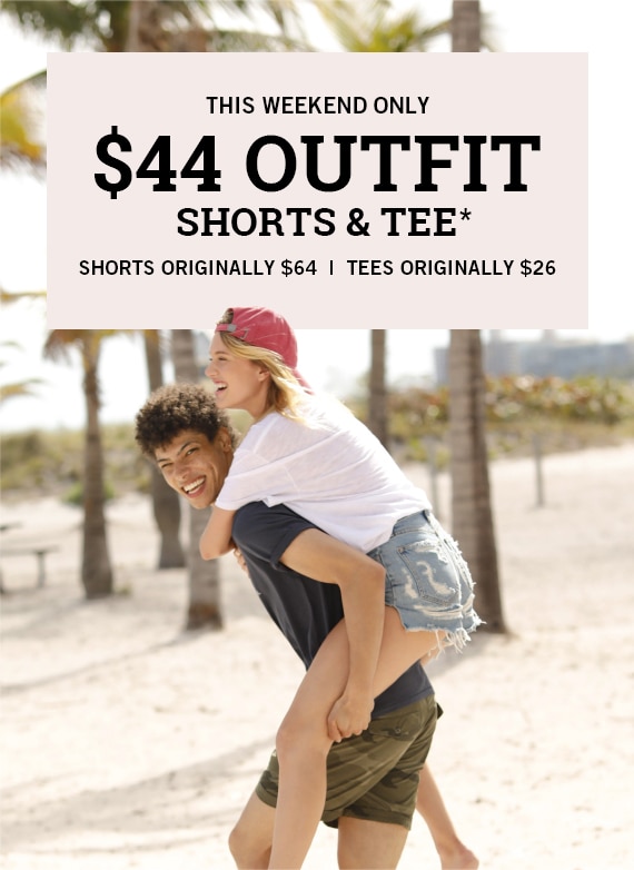 $44 OUTFIT SHORTS + TEE*