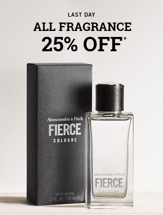 25% OFF ALL FRAGRANCE*