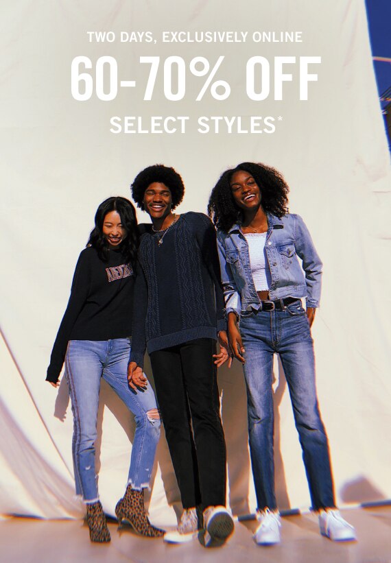 60-70% Off Select Styles*