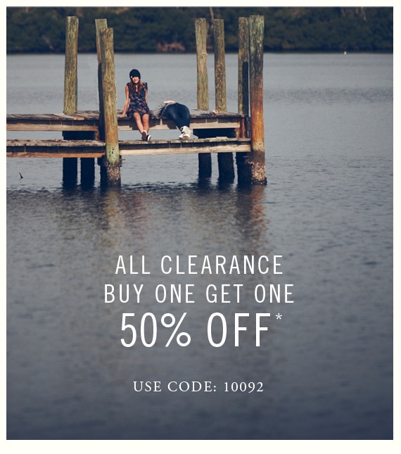 ALL CLEARANCE | BUY ONE GET ONE 50% OFF* | USE CODE: 10092